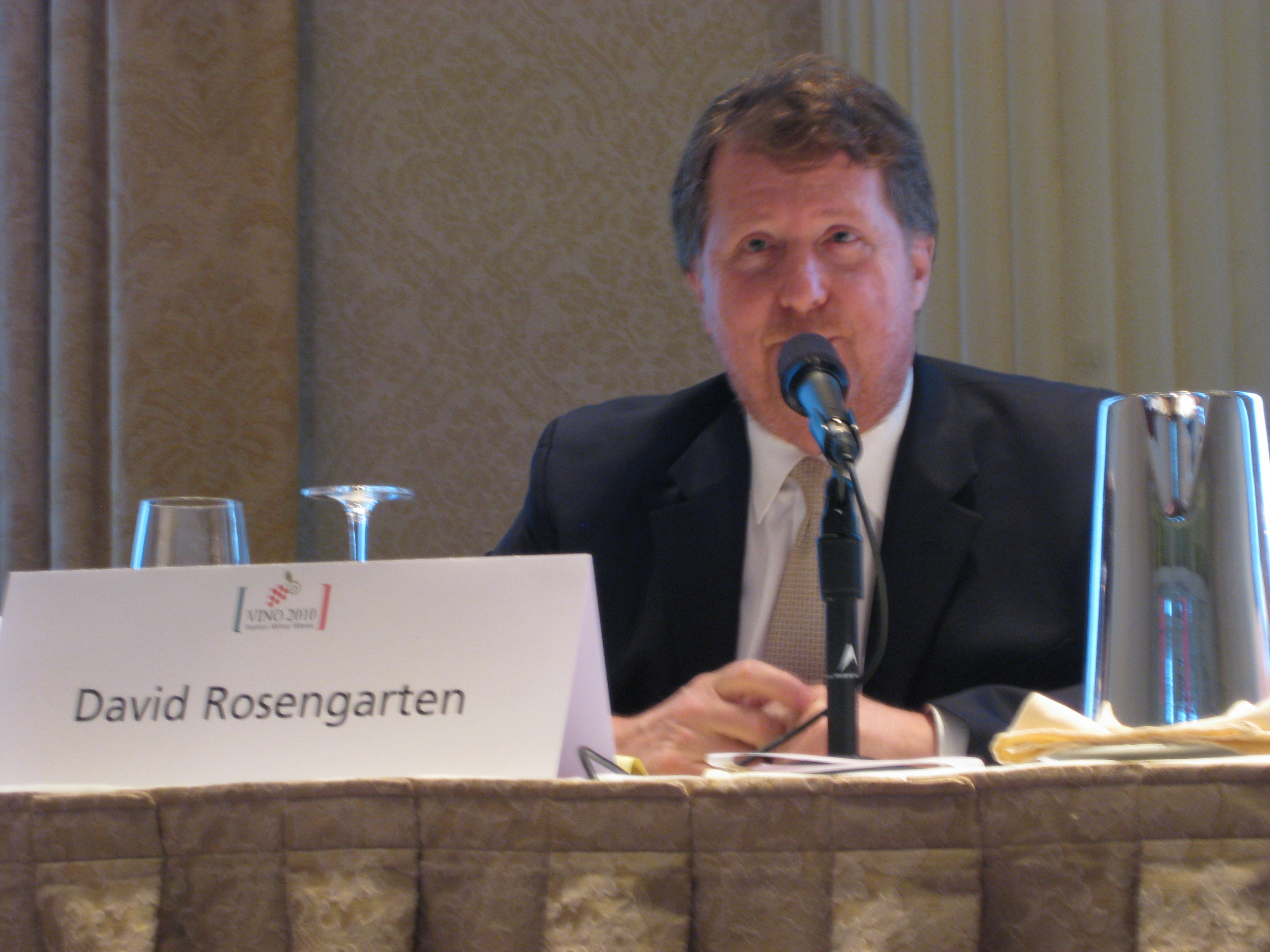 Panel Host David Rosengarten
